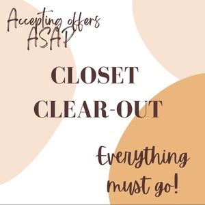 CLOSET CLEAR OUT 👠👜👛👙👢👖